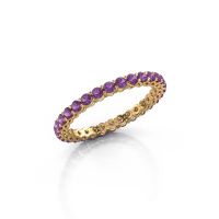 Image of Stackable ring Michelle full 2.0 585 gold amethyst 2 mm