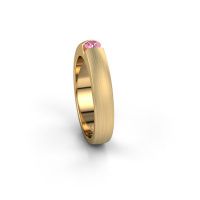 Image de Bague de fiançailles Theresia<br/>585 or jaune<br/>Saphir rose 3.4 mm