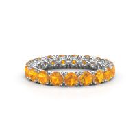 Bild von Vorsteckring vivienne 3.4<br/>950 Platin<br/>Citrin 3.4 mm