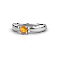 Image de Bague de fiançailles Nichole<br/>950 platine<br/>Citrine 4.2 mm