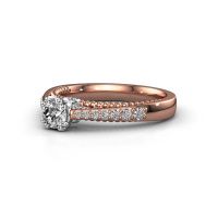 Afbeelding van Verlovingsring Rozella<br/>585 rosé goud<br/>Zirkonia 4.2 mm