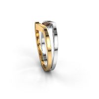 Afbeelding van Ring Elize<br/>585 goud<br/>Rookkwarts 3.4 mm