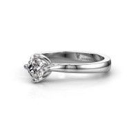 Image de Bague de fiançailles Eva 585 or blanc diamant 0.50 crt