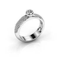 Afbeelding van Belofte ring Benthe 585 witgoud diamant 0.41 crt