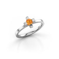 Afbeelding van Ring Therese<br/>950 platina<br/>Citrien 4.2 mm