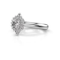 Image of Engagement ring Susan 950 platinum lab grown diamond 0.885 crt