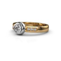 Afbeelding van Ring Charlotte Round<br/>585 goud<br/>Diamant 0.39 crt