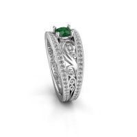 Image of Ring Julliana<br/>585 white gold<br/>Emerald 5 mm