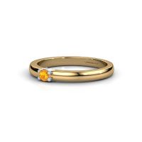 Afbeelding van Ring yasmin 1<br/>585 goud<br/>Citrien 4 mm