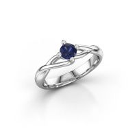Image of Ring Paulien<br/>950 platinum<br/>Sapphire 4.2 mm