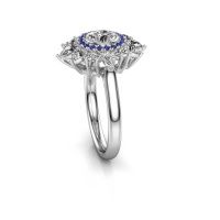 Image of Engagement ring Tianna 950 platinum zirconia 5 mm