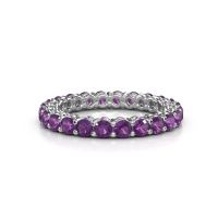 Image of Stackable ring Michelle full 2.7 585 white gold amethyst 2.7 mm