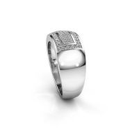 Image de Bague pour homme Lorenzo<br/>585 or blanc<br/>Diamant 0.52 crt