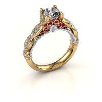Afbeelding van Verlovingsring Chantelle<br/>585 goud<br/>diamant 1.399 crt