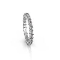 Image of Stackable ring Michelle full 2.4 585 white gold zirconia 2.4 mm