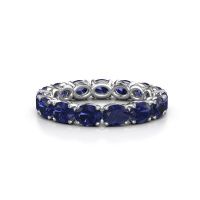 Bild von Ring vivienne ovl 4.5x3.5<br/>585 Weißgold<br/>saphir 4.5x3.5 mm