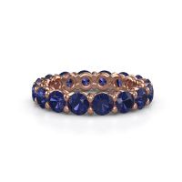 Bild von Vorsteckring heddy rnd 4.0<br/>585 Roségold<br/>Saphir 4 mm