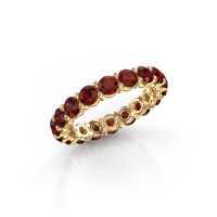 Bild von Ring heddy rnd 3.4<br/>585 Gold<br/>Granat 3.4 mm
