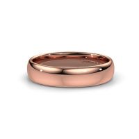Image of Wedding ring WH0100M35AP<br/>585 rose gold ±5x1.7 mm