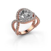 Image de Bague Chau<br/>585 or rose<br/>diamant 1.870 crt