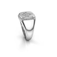 Image of Men's ring Johan<br/>950 platinum<br/>Diamond 0.255 crt