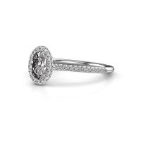 Image of Engagement ring seline ovl 2<br/>950 platinum<br/>Diamond 0.61 crt