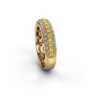 Afbeelding van Ring Emely 6<br/>585 goud<br/>Gele saffier 1.7 mm