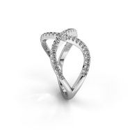 Afbeelding van Ring Alycia 2 950 platina diamant 0.45 crt