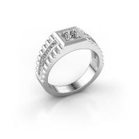 Image of Men's ring maikel<br/>950 platinum<br/>Zirconia 4.2 mm