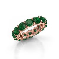 Bild von Ring heddy rnd 5.0<br/>585 Roségold<br/>Smaragd 5 mm