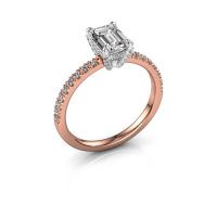 Image of Engagement ring saskia eme 1<br/>585 rose gold<br/>diamond 1.514 crt