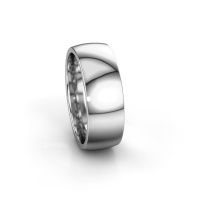 Afbeelding van Trouwring WH0100M28BP 585 witgoud ±8x2 mm