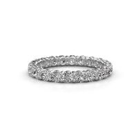 Bild von Vorsteckring heddy rnd 2.7<br/>950 Platin<br/>Zirkonia 2.7 mm
