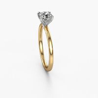 Image of Engagement Ring Crystal Cus 1<br/>585 gold<br/>Diamond 1.00 crt