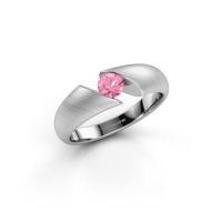 Image of Ring Hojalien 1<br/>585 white gold<br/>Pink sapphire 4.2 mm