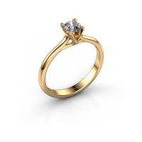 Image de Bague de fiançailles Isa 1 585 or jaune diamant 0.30 crt