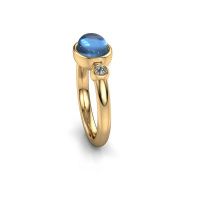 Afbeelding van Ring Liane<br/>585 goud<br/>Blauw topaas 8x6 mm