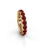 Image of Stackable Ring Jackie 3.7<br/>585 gold<br/>Ruby 3.7 mm
