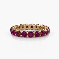 Image of Stackable ring Michelle full 3.4 585 gold rhodolite 3.4 mm