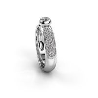 Afbeelding van Belofte ring Benthe 585 witgoud diamant 0.41 crt