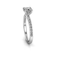 Image of Engagement Ring Crystal Cus 2<br/>950 platinum<br/>Diamond 1.24 crt