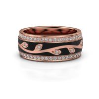 Image of Wedding ring WH3051L28B<br/>585 rose gold ±8x2 mm