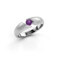 Image de Bague de fiançailles Hojalien 1<br/>950 platine<br/>Améthyste 4 mm