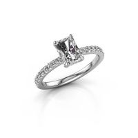 Image of Engagement ring saskia rad 1<br/>950 platinum<br/>diamond 1.364 crt