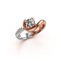 Afbeelding van Verlovingsring Ceylin 585 rosé goud diamant 0.60 crt