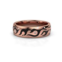 Afbeelding van Trouwring WH3050L26P<br/>585 rosé goud ±6x2 mm