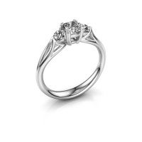 Afbeelding van Verlovingsring Amie cus 950 platina diamant 0.70 crt