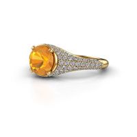 Bild von Verlobungsring lovella<br/>585 Gold<br/>Citrin 7 mm
