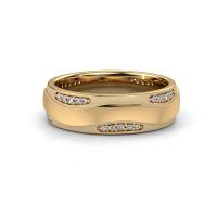 Afbeelding van Trouwring WH2062L26BM 585 goud diamant ±6x2 mm
