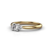Image of Engagement ring Lieselot ASSC 585 gold lab-grown diamond 0.60 crt